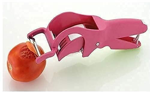 Vegetable Cutter 5 Sharp Blade with Peeler 2 in 1 ? Multi-Color (Pack Of 2)