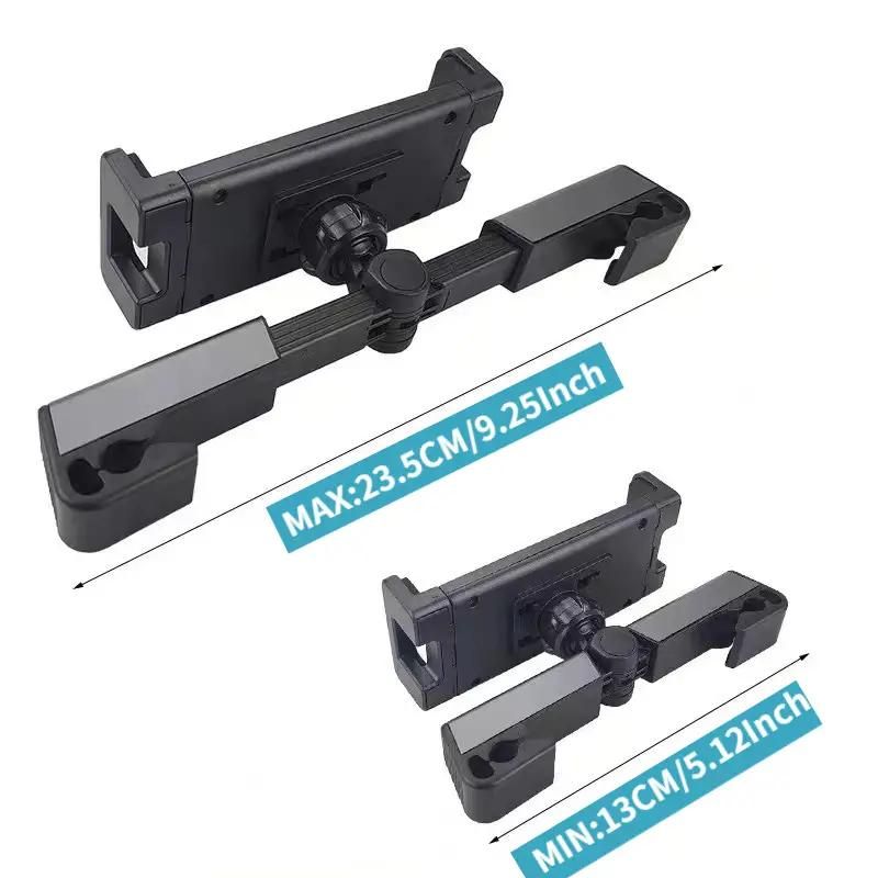 Car Back Seat Headrest Phone Holder Stretchable Tablet Stand