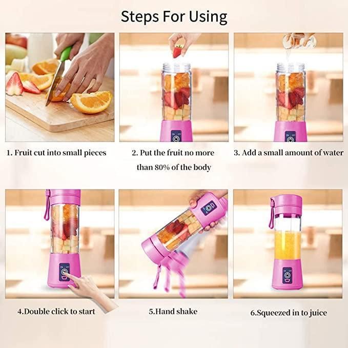 Portable Electric USB Juice Maker | Blender Grinder Mixer