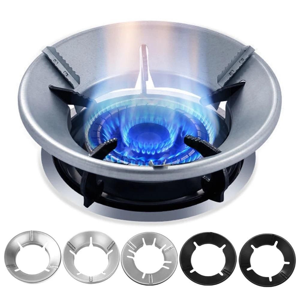 Energy Saving Gas Stove Windshield Cover Disk (Pack of 2)