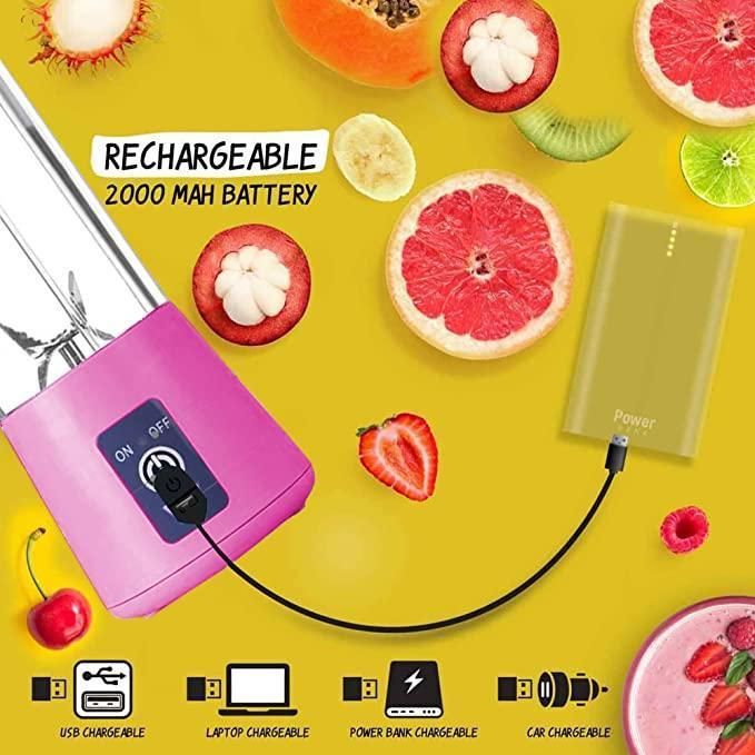 Portable Electric USB Juice Maker | Blender Grinder Mixer