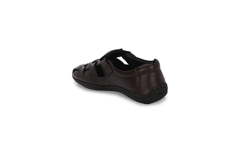 Men's Dreamers Brown Leather Slippers