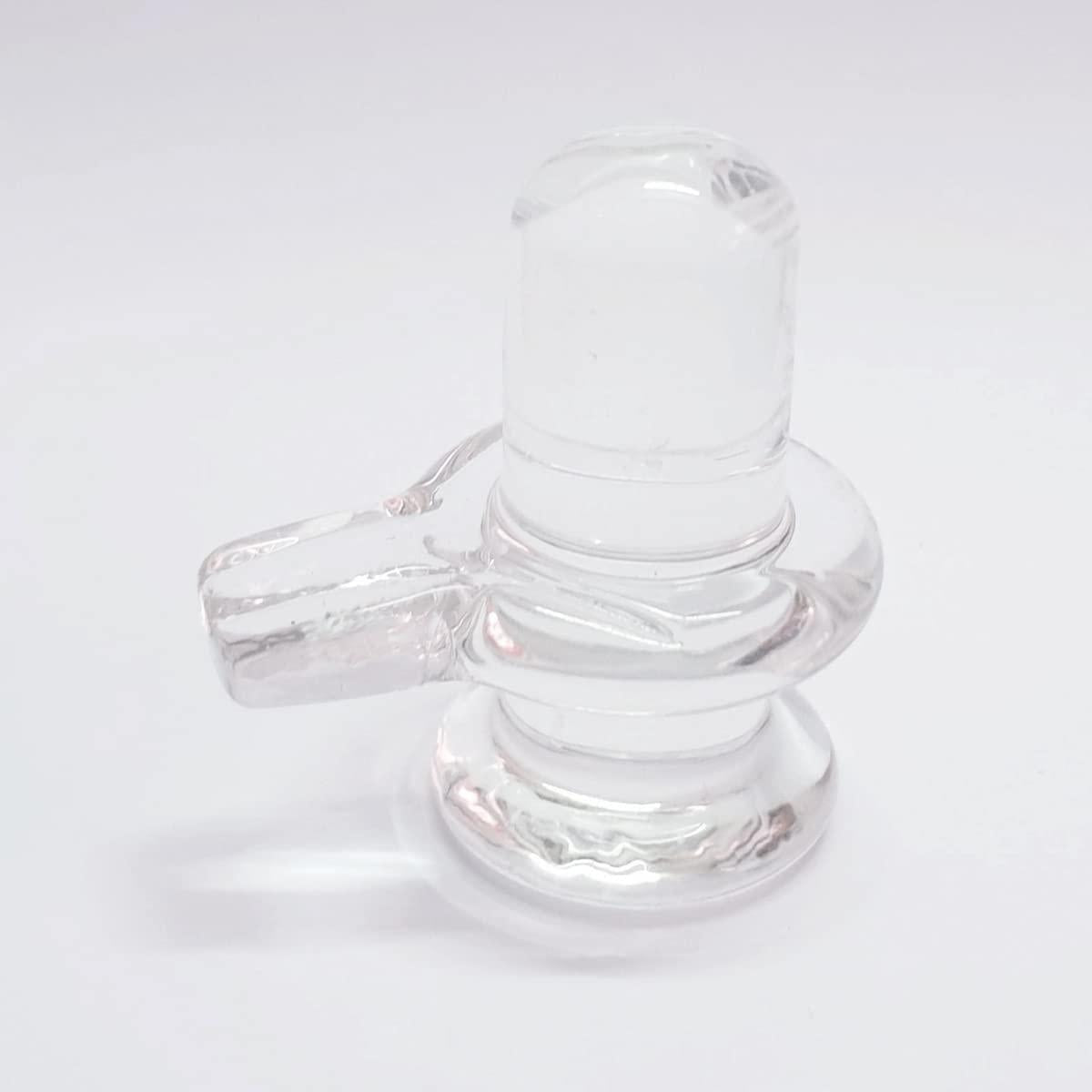 Sphatik Shivling for Home Pooja Decorative Showpiece