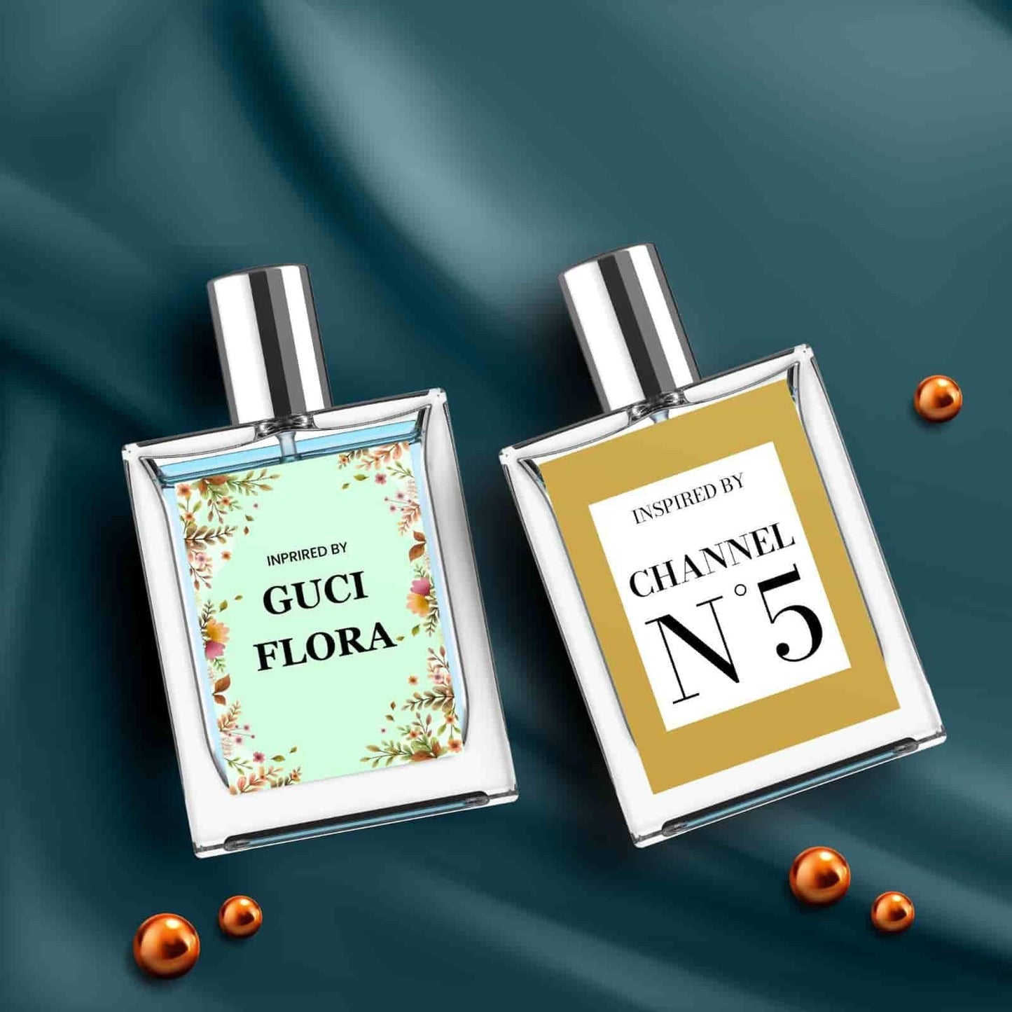Inspired By Guci Flora & Channel N5 Eau De Parfume 50ml Pack of 2