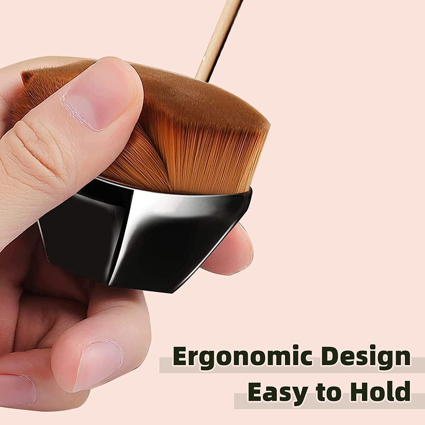 Foundation Makeup Hexagon Powder Foundation Brush (Pack of 1)