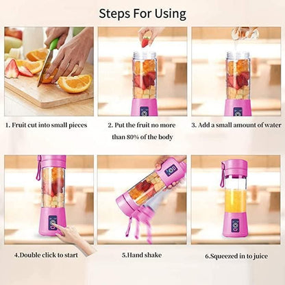 Portable Electric USB Juice Maker | Blender Grinder Mixer