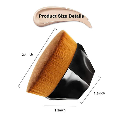 Foundation Makeup Hexagon Powder Foundation Brush (Pack of 1)