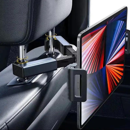 Car Back Seat Headrest Phone Holder Stretchable Tablet Stand