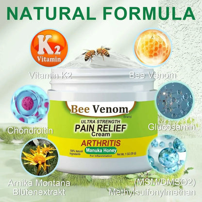 Bee Venom Ultra Strength Pain Relief Cream (Pack of 2)