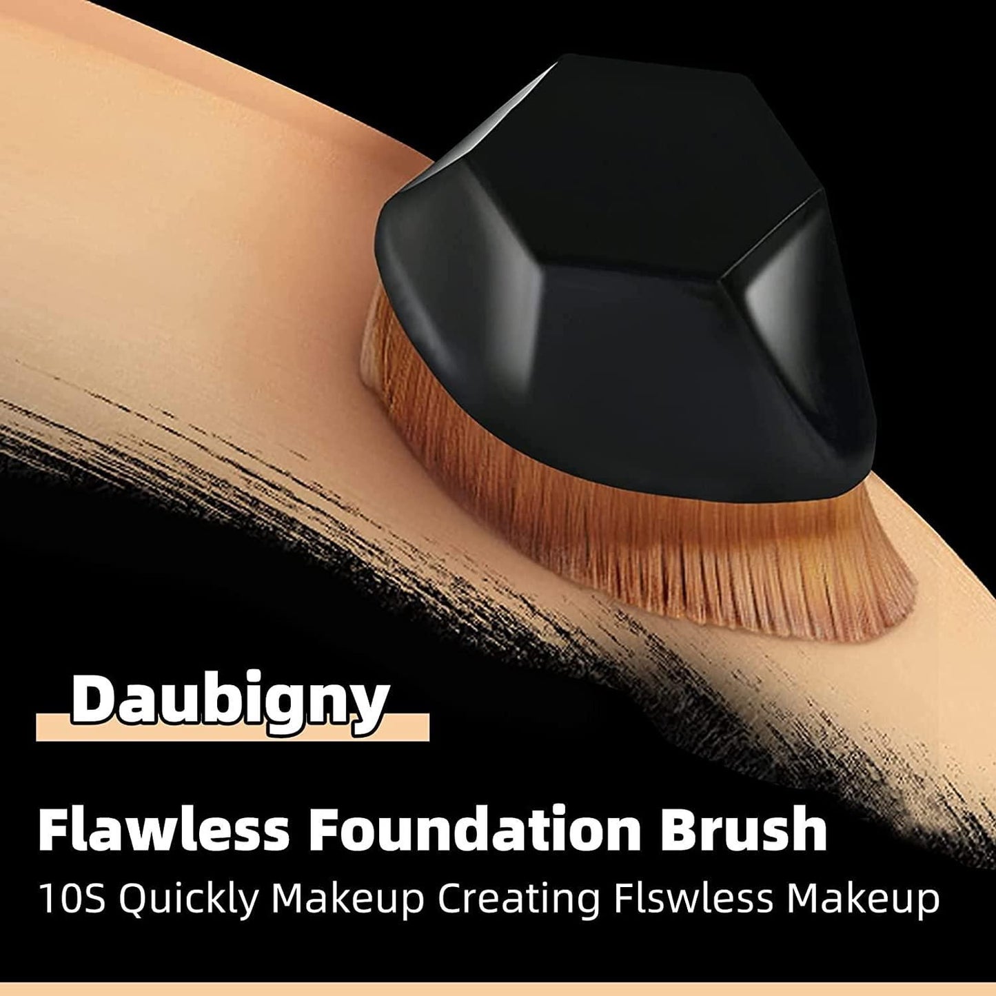 Foundation Makeup Hexagon Powder Foundation Brush (Pack of 1)